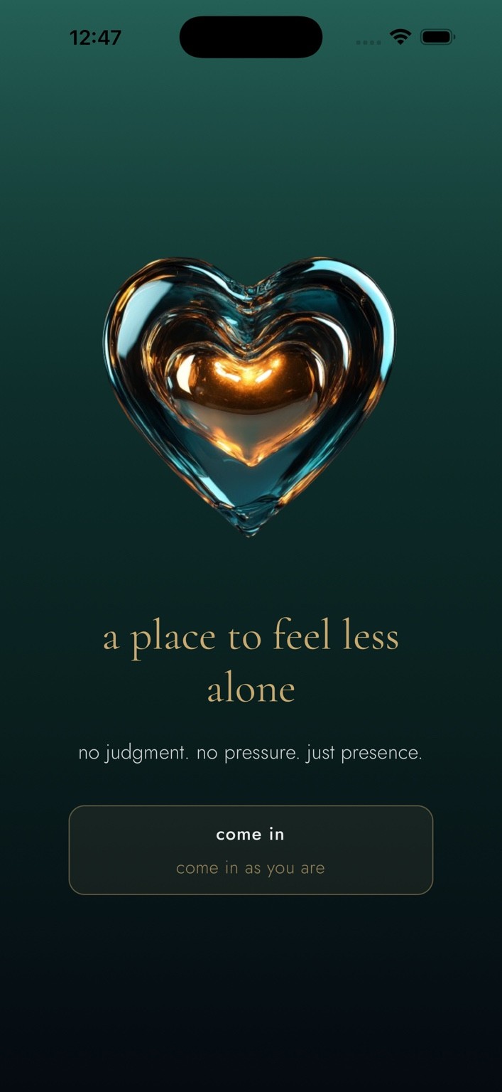 Home · Day screen from the BelongHere app